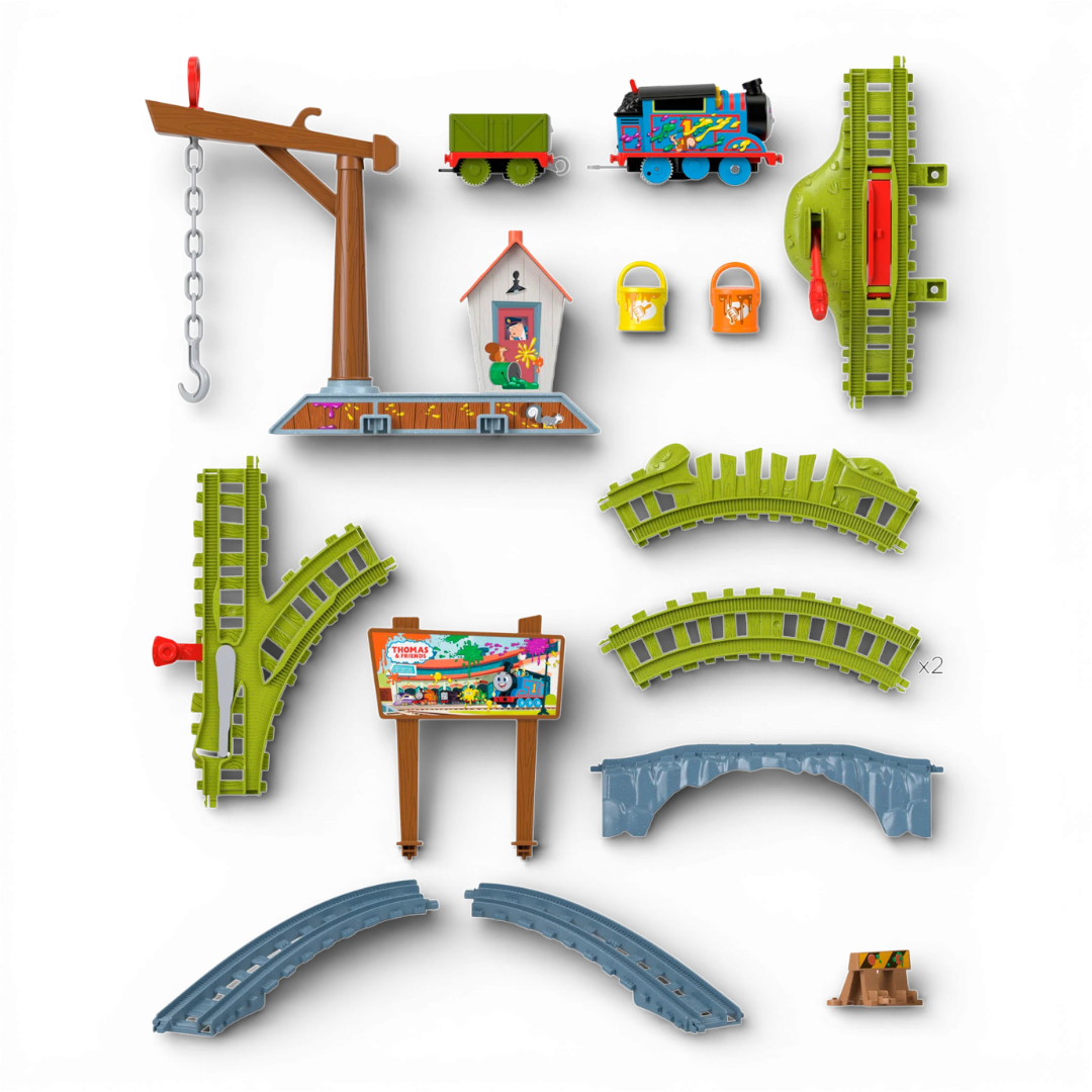 Trenino Thomas Pista avventura a colori