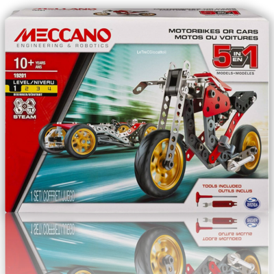 Meccano Moto e auto 5in1 19201