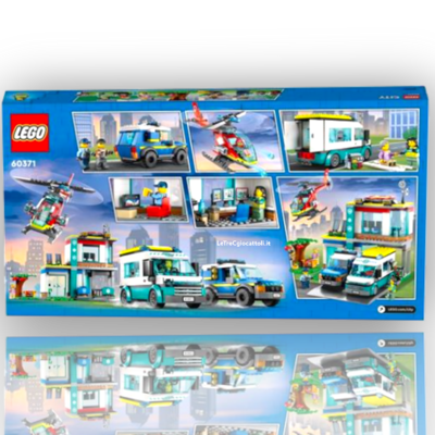Lego City 60371 Quartier Generale Veicoli Emergenza