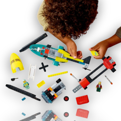 Lego City 60343 Trasportatore di Elicotteri di Salvataggio