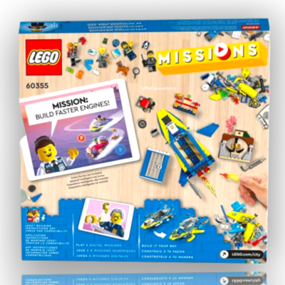 Lego City 60355 Missione investigativa della Polizia Marittima
