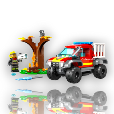 Lego City 60393 Soccorso sul Fuoristrada dei pompieri