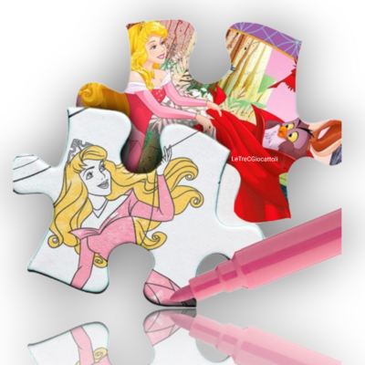 Puzzle Disney Princess Aurora e Gufo 60 Pezzi