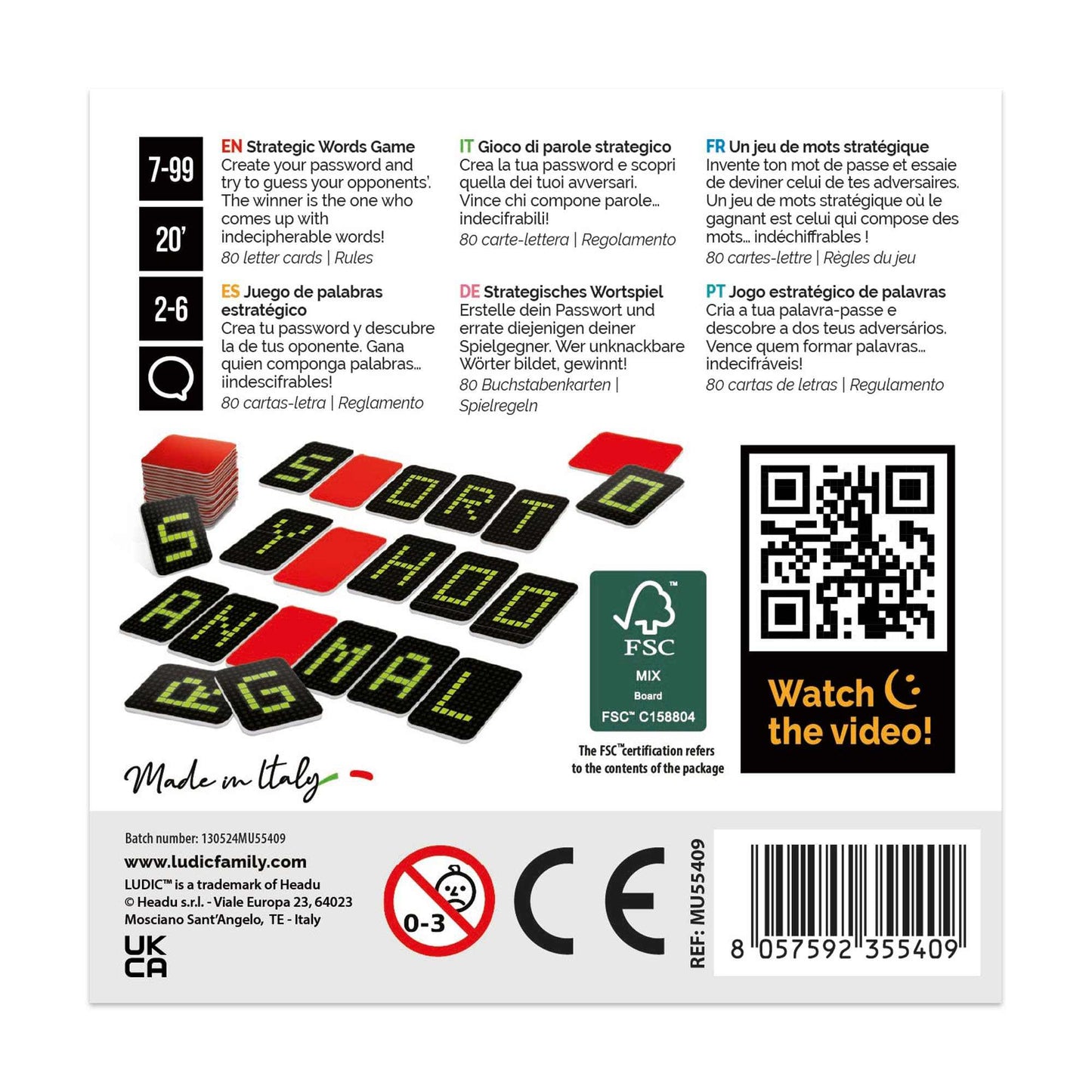 Password Strategic Words Game
