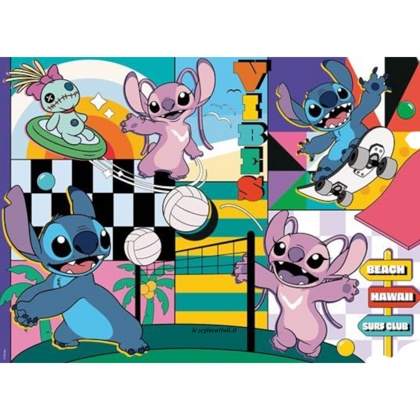 Puzzle 108 Pezzi Lilo e Stitch Sports