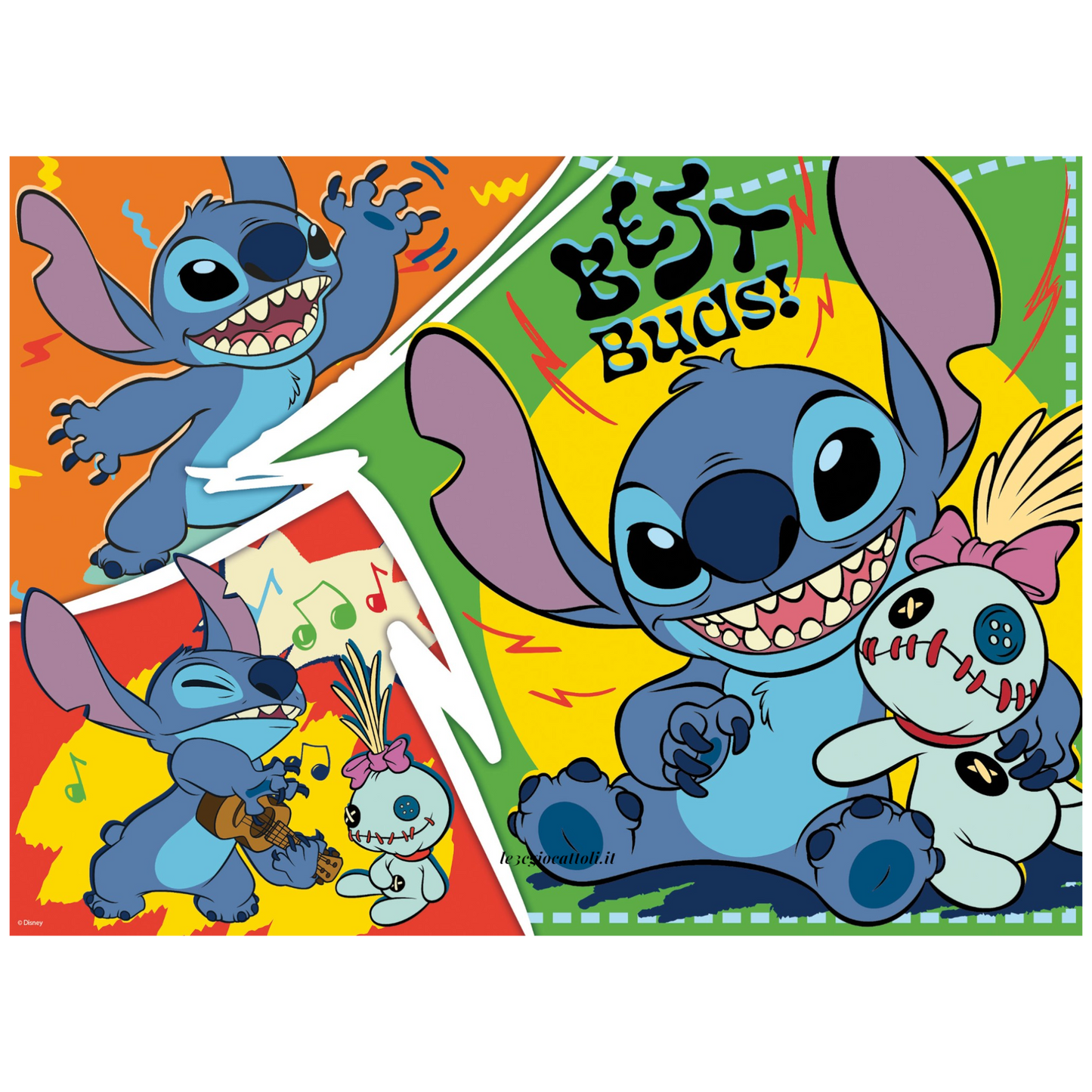 Puzzle 24 pezzi Stitch Best Buds