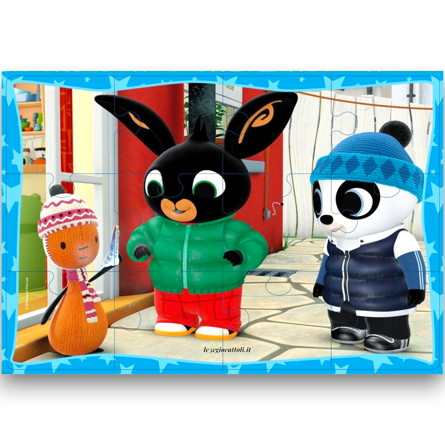 Puzzle 12 pezzi Bing doppia scena