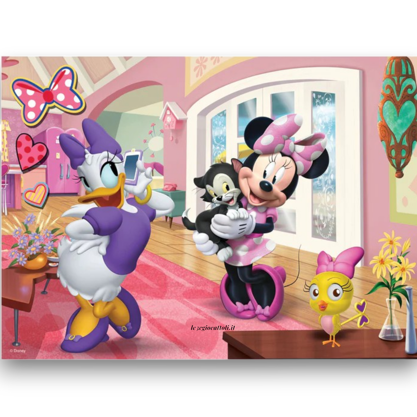 Puzzle 24 Pezzi Minnie e Paperina a casa