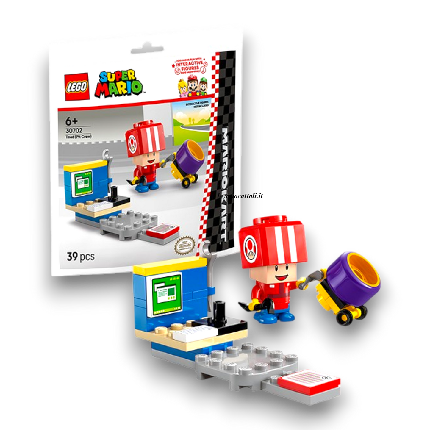 Lego Super Mario 30702 Tod Meccanico in Pit
