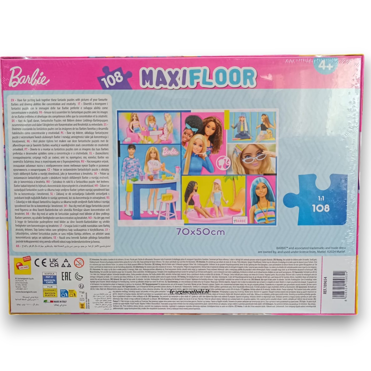 Puzzle 108 Pezzi Barbie California