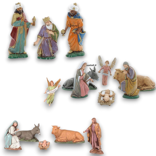 Natività Landi 10 Cm Stile Napoletano