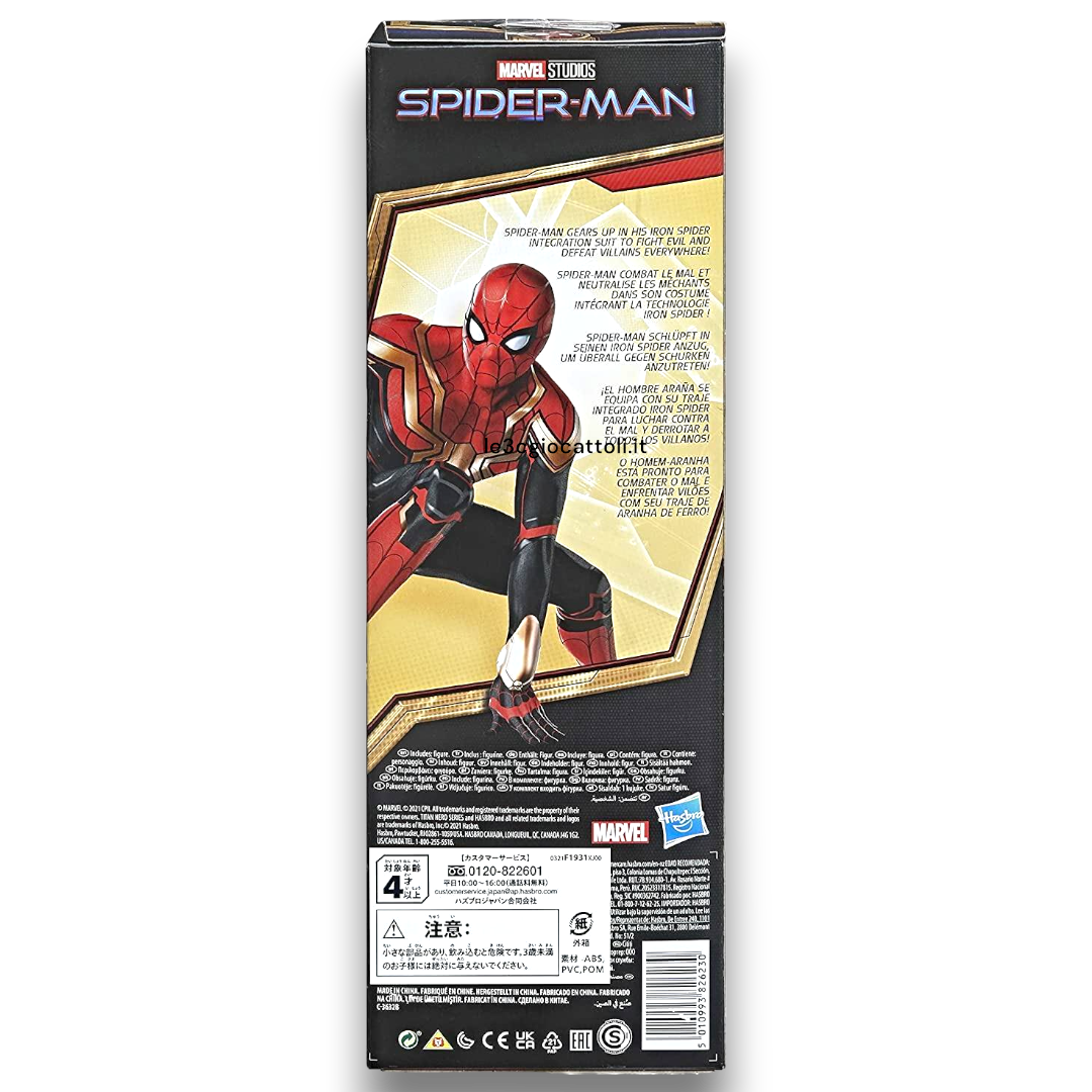 Spider-Man Titan Hero con armatura integrale Iron Spider
