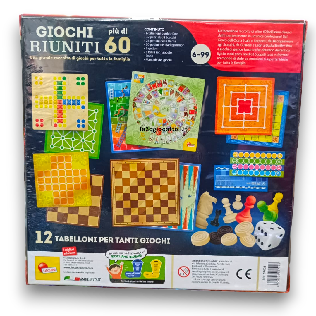 Ludoteca più di 60 giochi riuniti