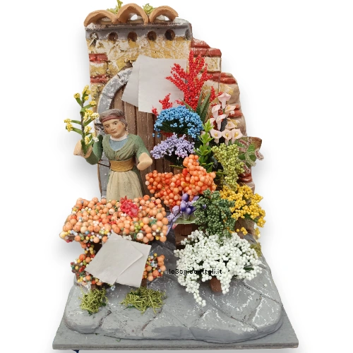 Pastore in Movimento 10 cm in Terracotta Fioraia