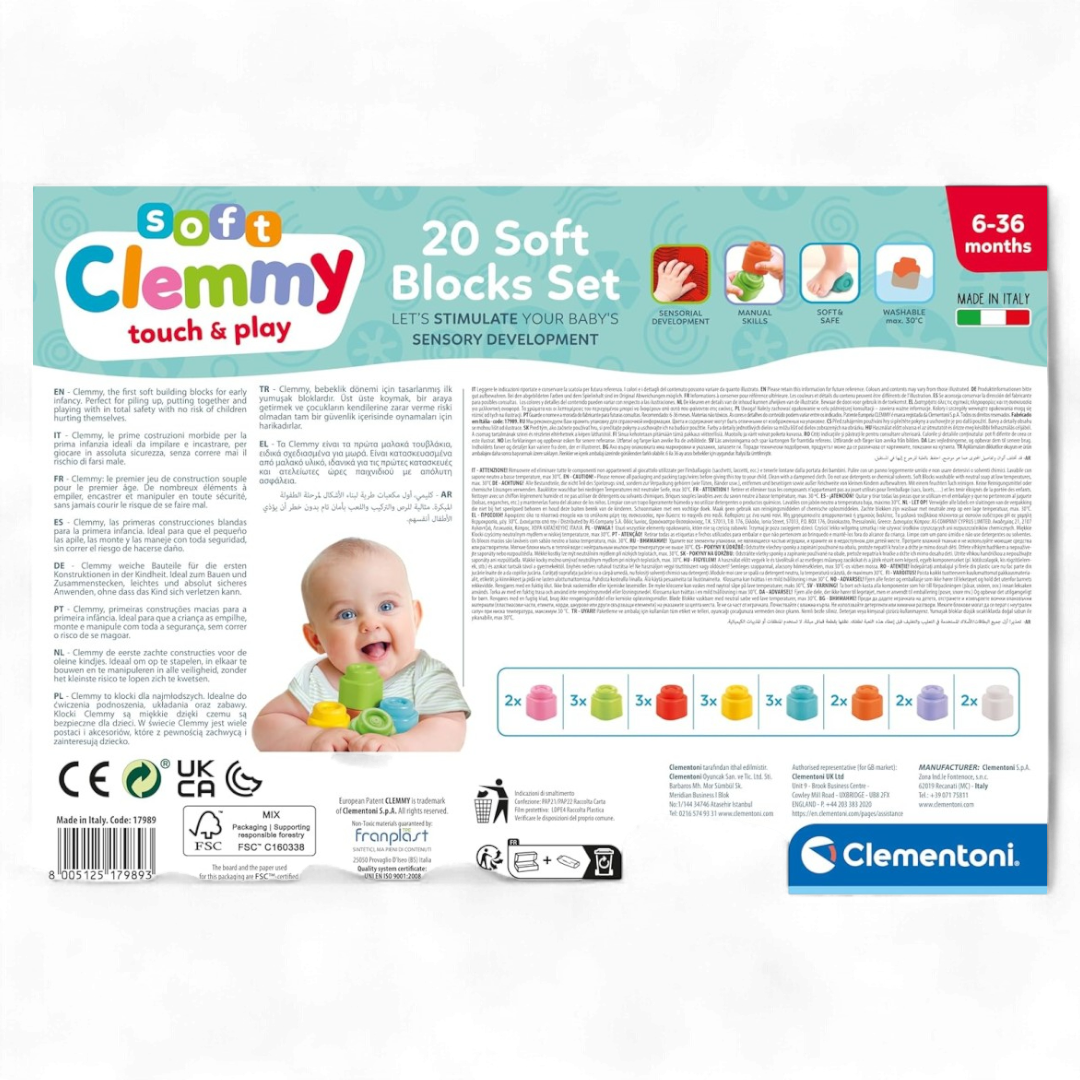 Soft Clemmy Blocchi Da Costruzione Morbidi