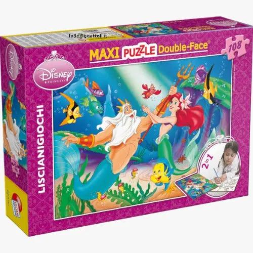 Puzzle 108 pezzi Disney La Sirenetta Double Face