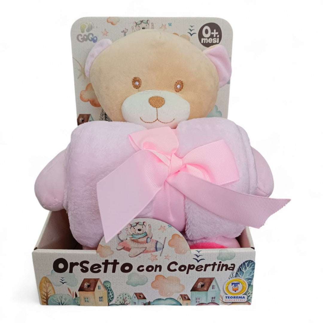 Orsacchiotto con Copertina Peluche