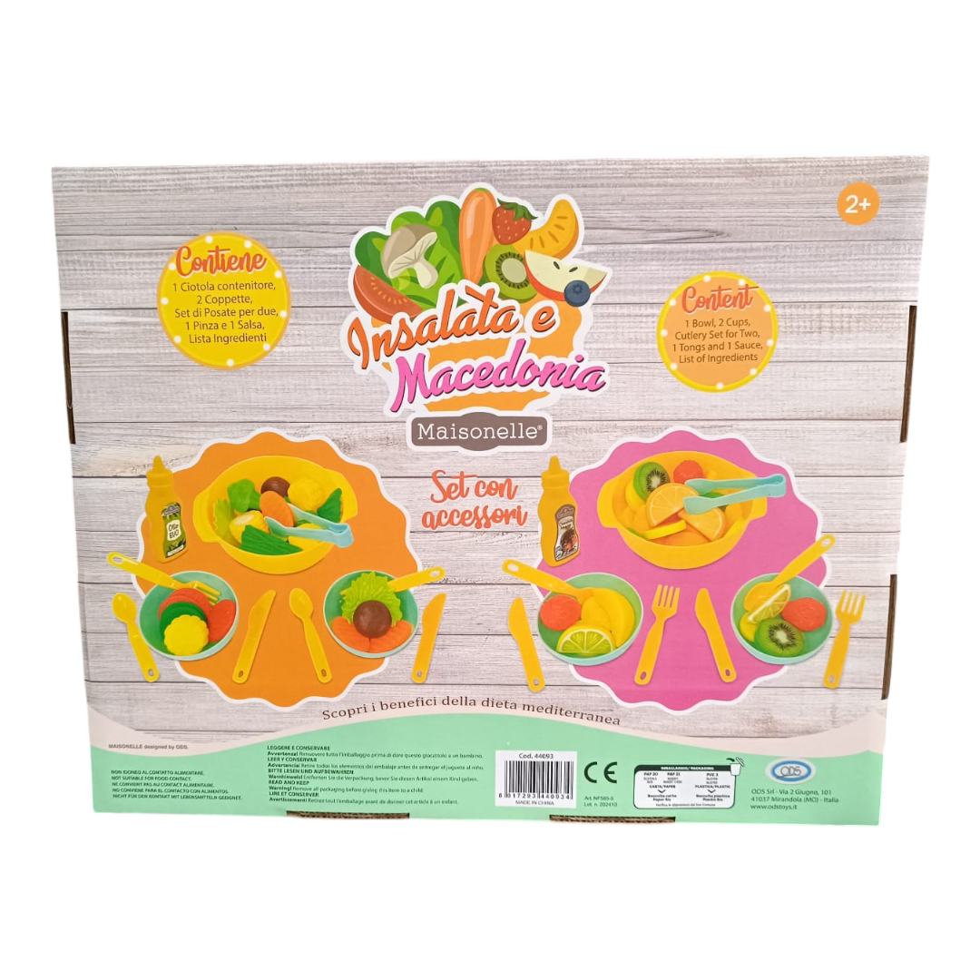 Insalata e Macedonia Set con Accessori