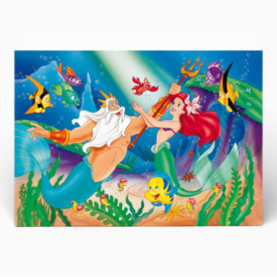 Puzzle Maxifloor Disney la Sirenetta Double-Face 108pz