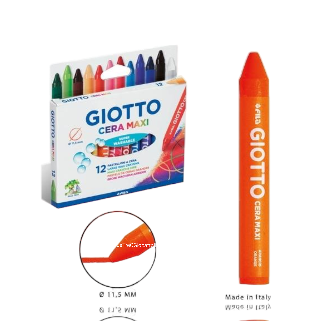 Giotto Cera Maxi 12 Pastelloni