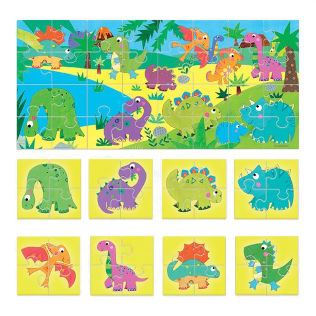 Puzzle Dei Dinosauri Headu
