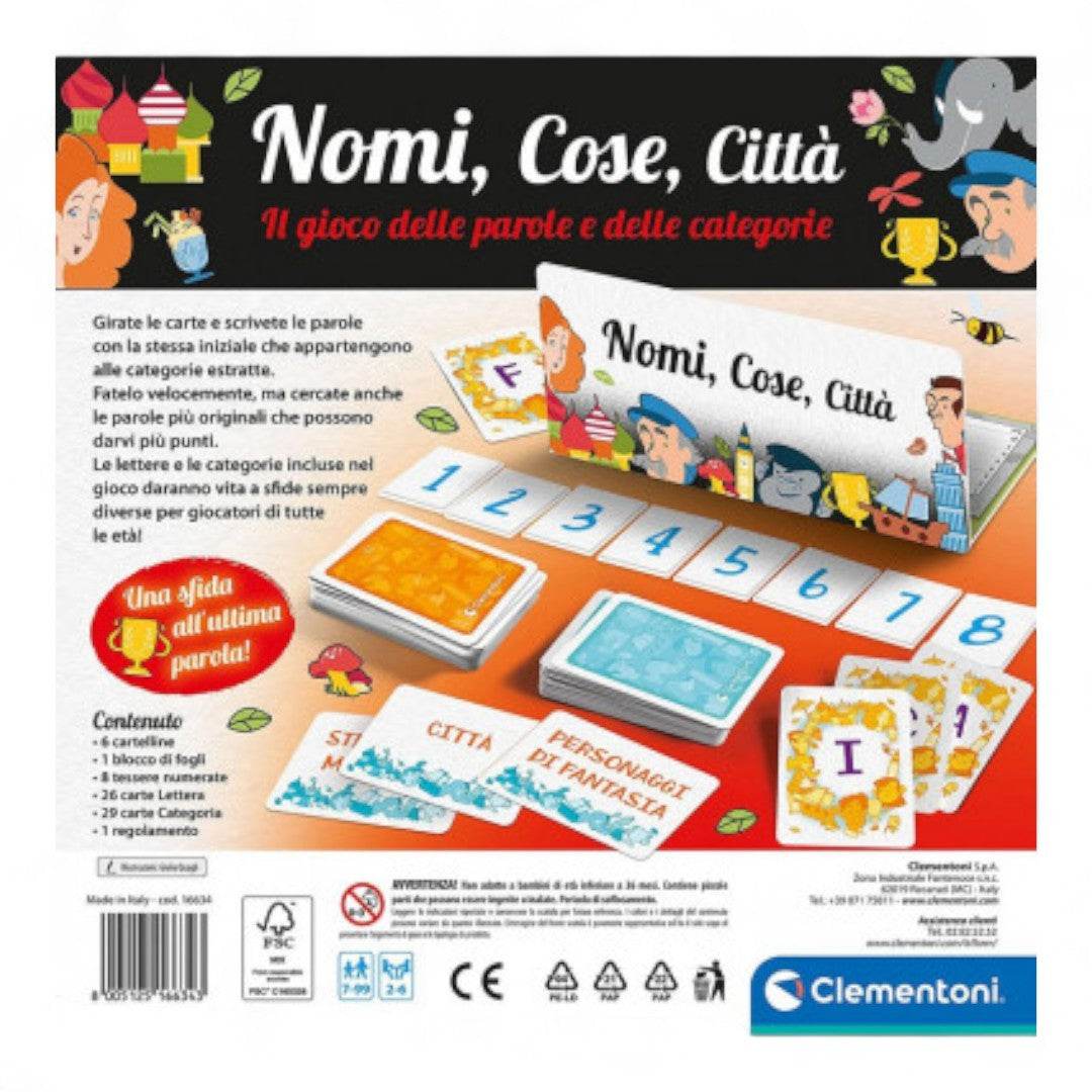 Nomi Cose Città Clementoni