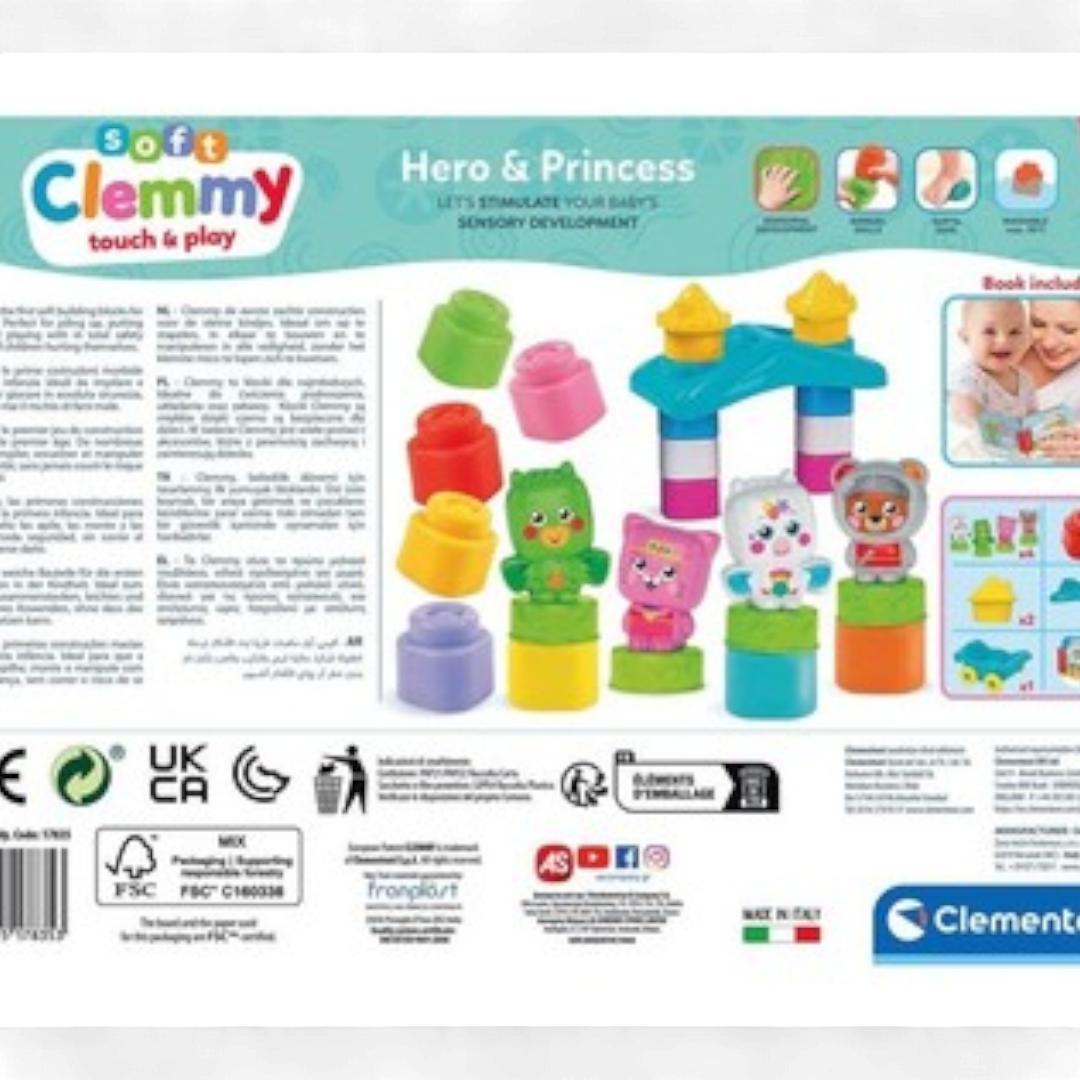 Soft Clemmy Touch e Play Hero e Princess