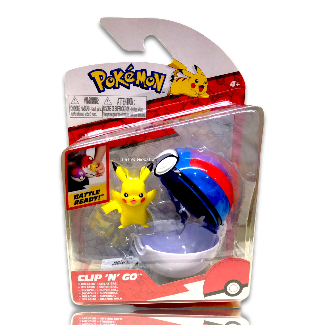 Pikachu MegaBall Clip 'N' Go
