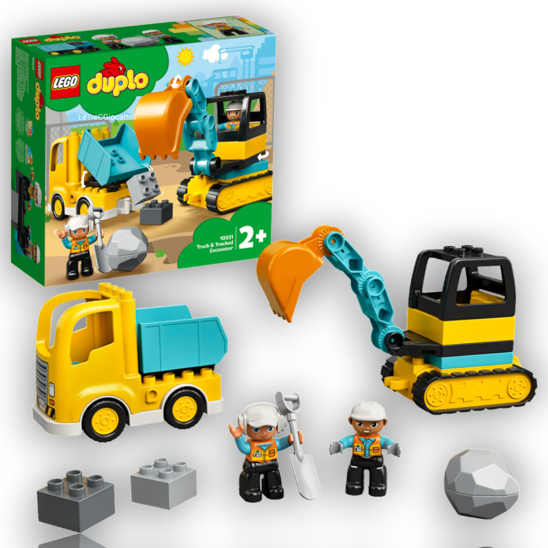 Lego Duplo 10931 Camion e Scavatrice