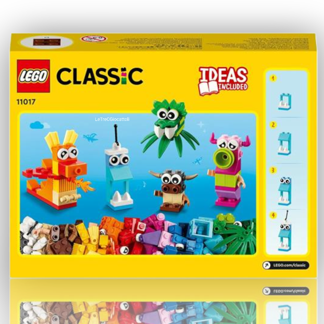 Lego Classic 11017 Mostri Creativi