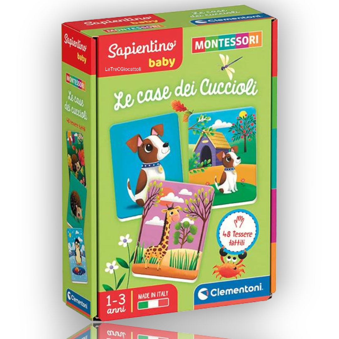 Clementoni Sapientino Baby Montessori - Le Case dei Cuccioli