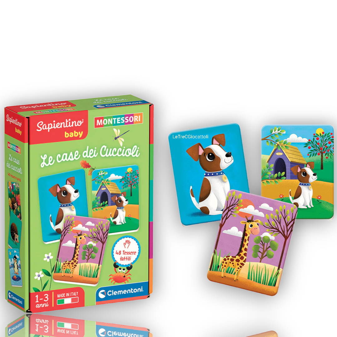 Clementoni Sapientino Baby Montessori - Le Case dei Cuccioli