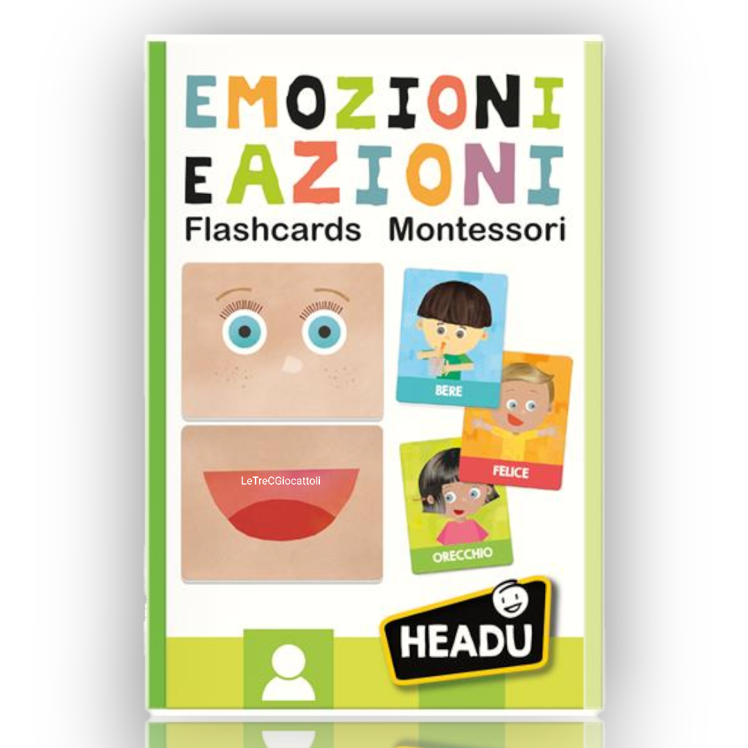Headu Flashcards Montessori Emozioni