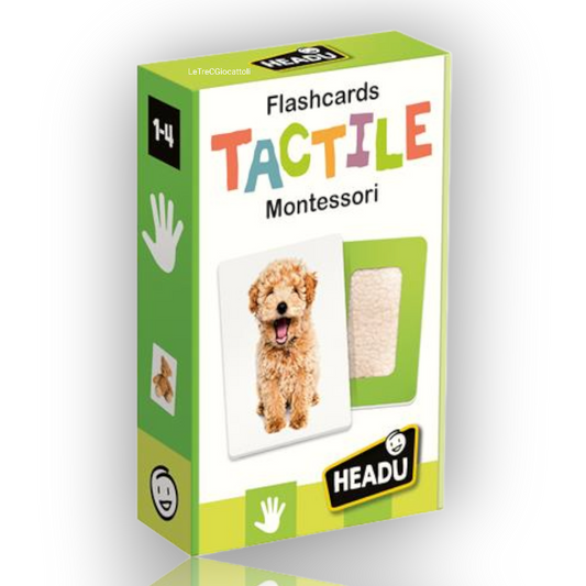 Headu Flashcards Montessori Tattile