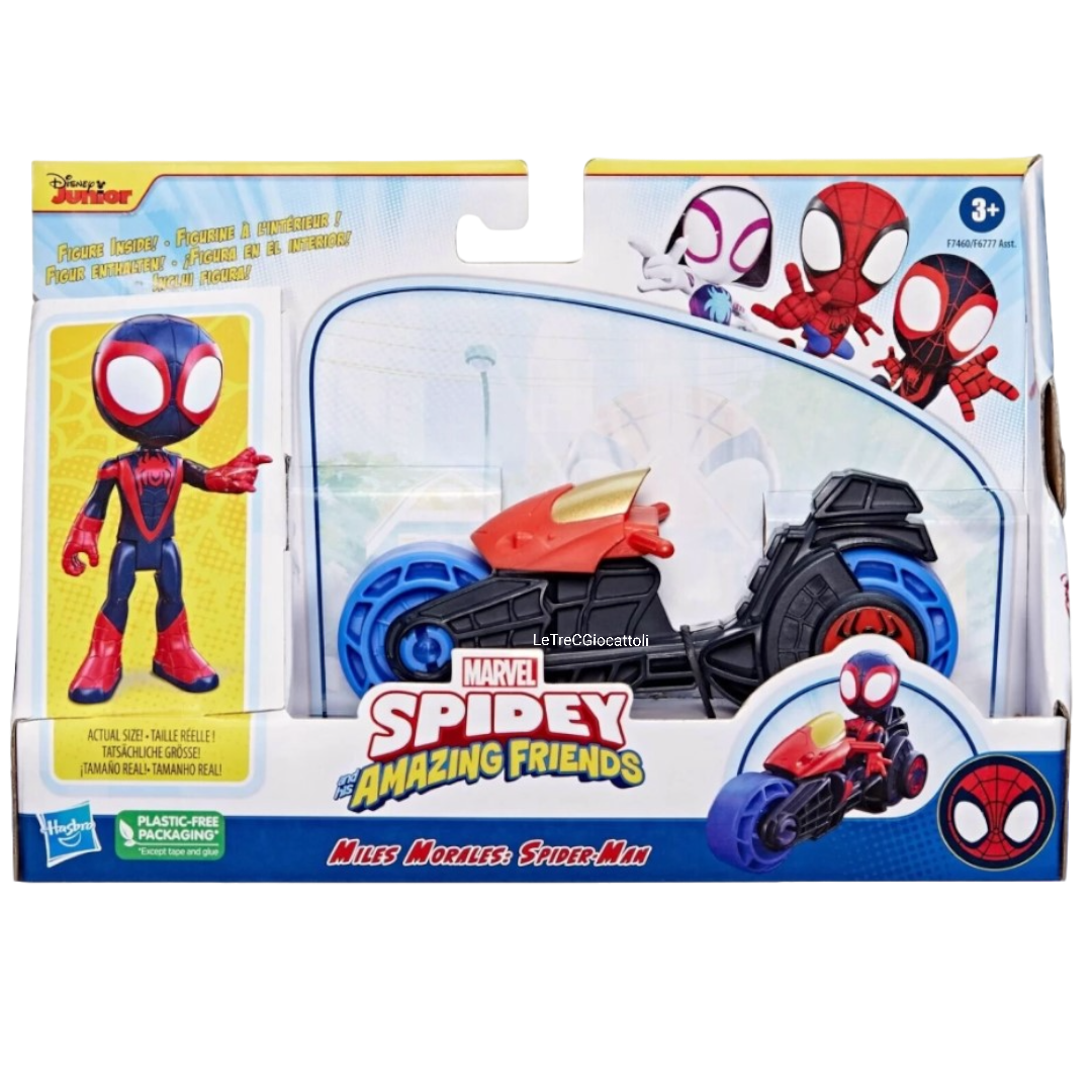 Spidey and his amazing Friends Moto Personaggi