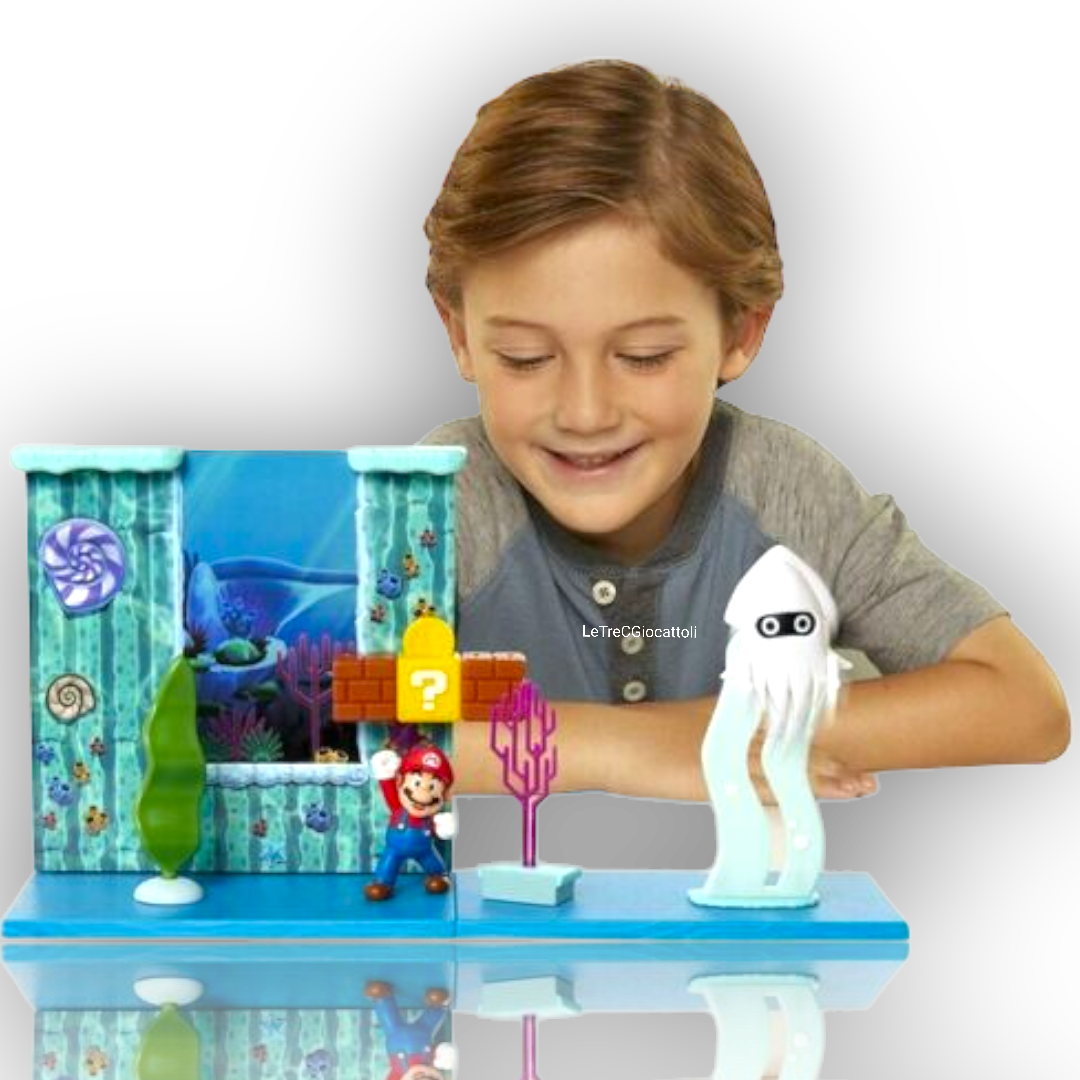 Super Mario Playset Mondo Marino