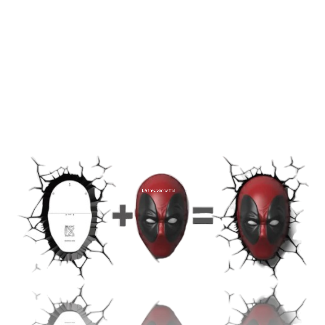 Marvel Lampada 3D Deadpool