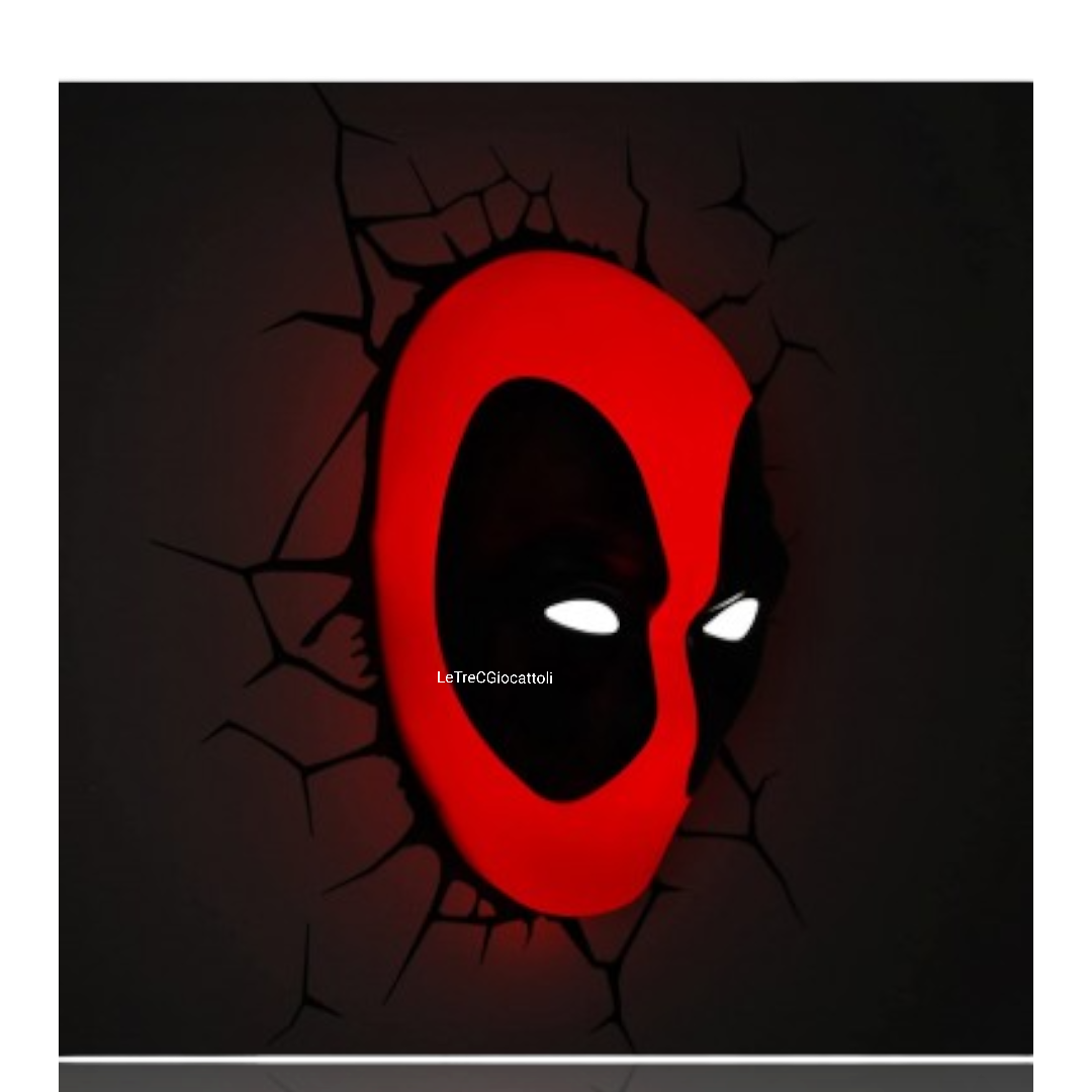 Marvel Lampada 3D Deadpool