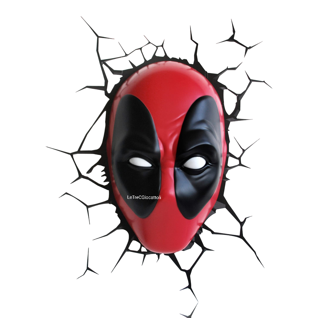 Marvel Lampada 3D Deadpool