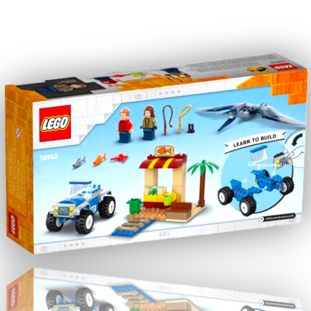 Lego Jurassic 76943 Inseguimento dello Pteranodonte