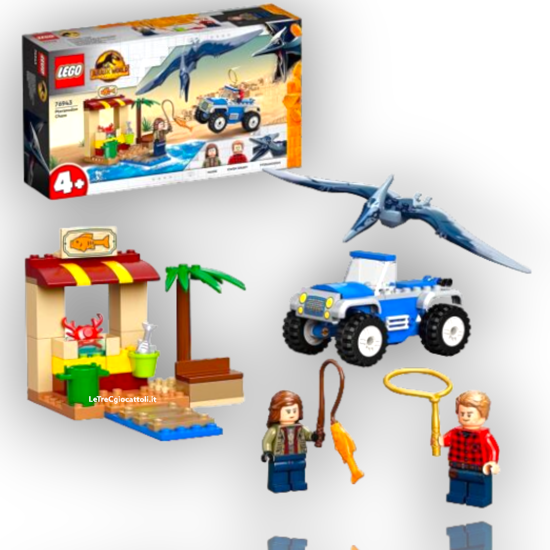 Lego Jurassic 76943 Inseguimento dello Pteranodonte
