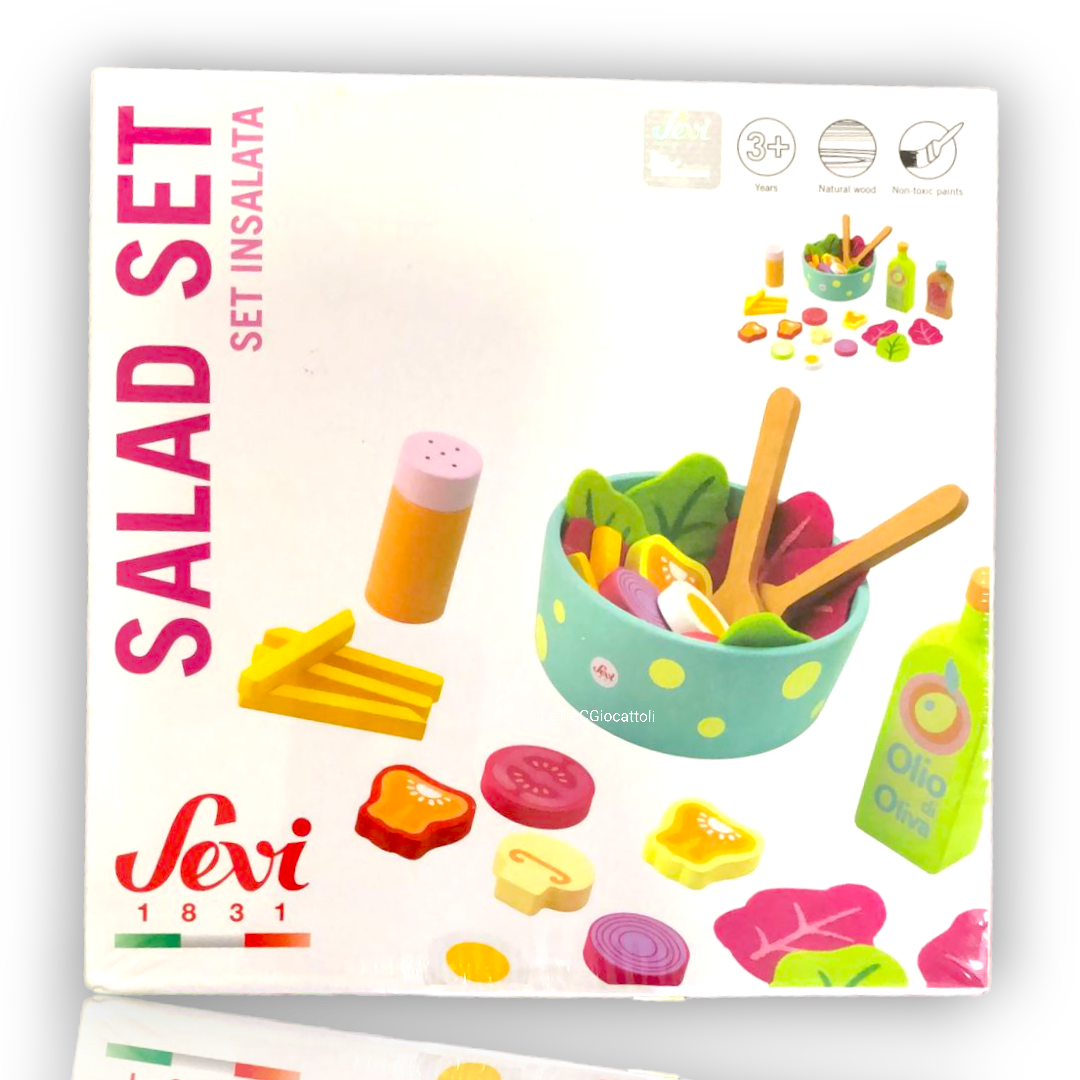 Set insalata in legno
