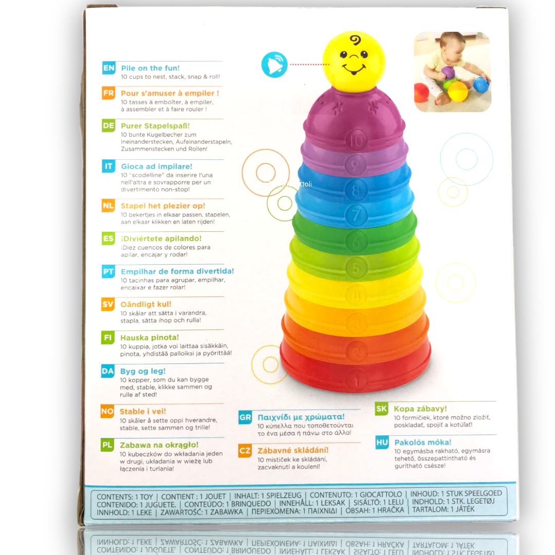 Fisher Price Scodelle Trasformelle Impilabili
