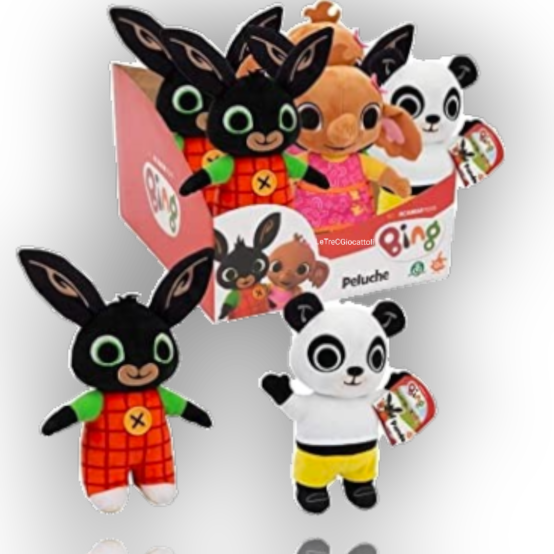 Peluche Bing o Pando 25 cm