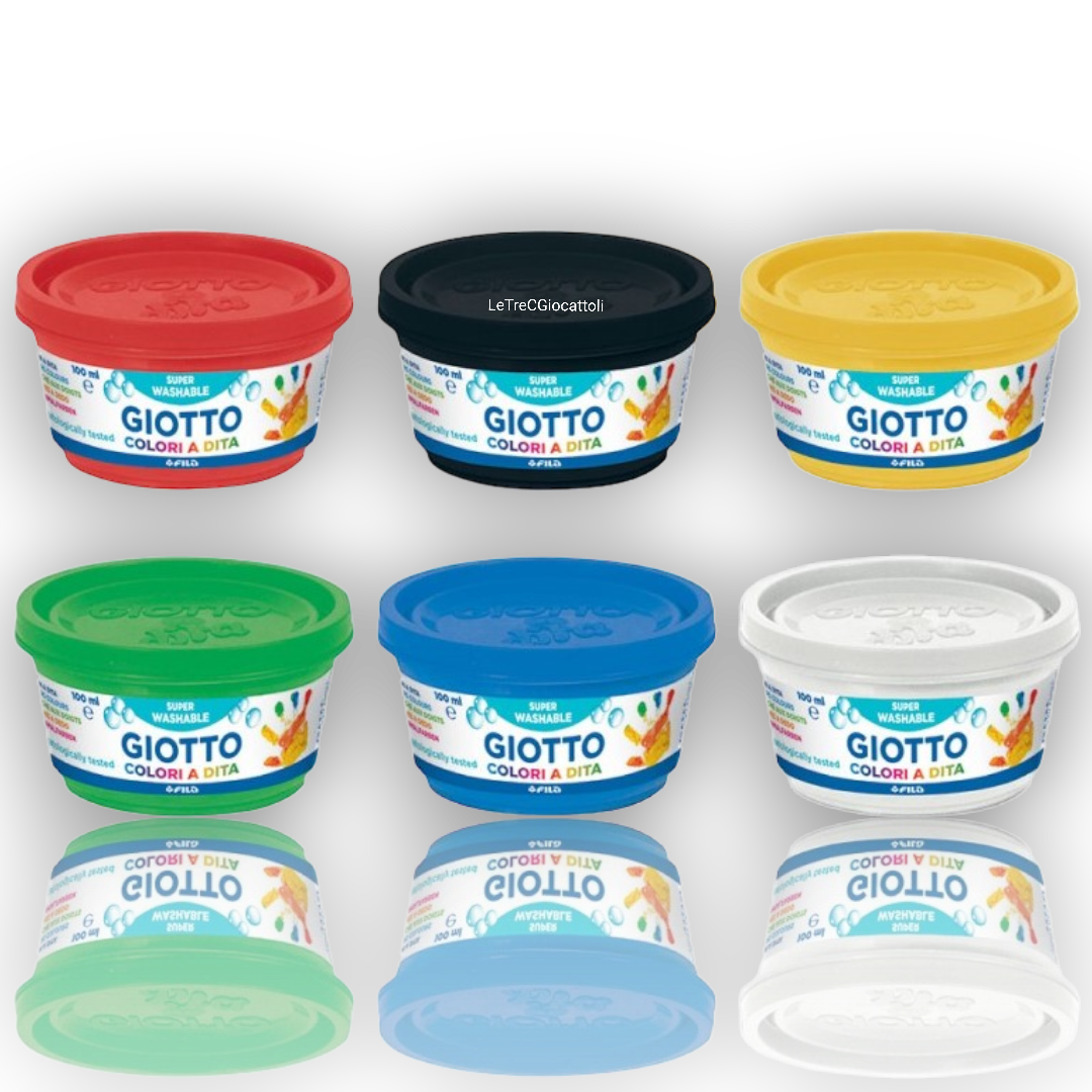 Giotto Colori a dita 6x100ml