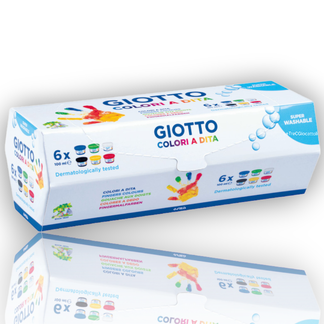 Giotto Colori a dita 6x100ml