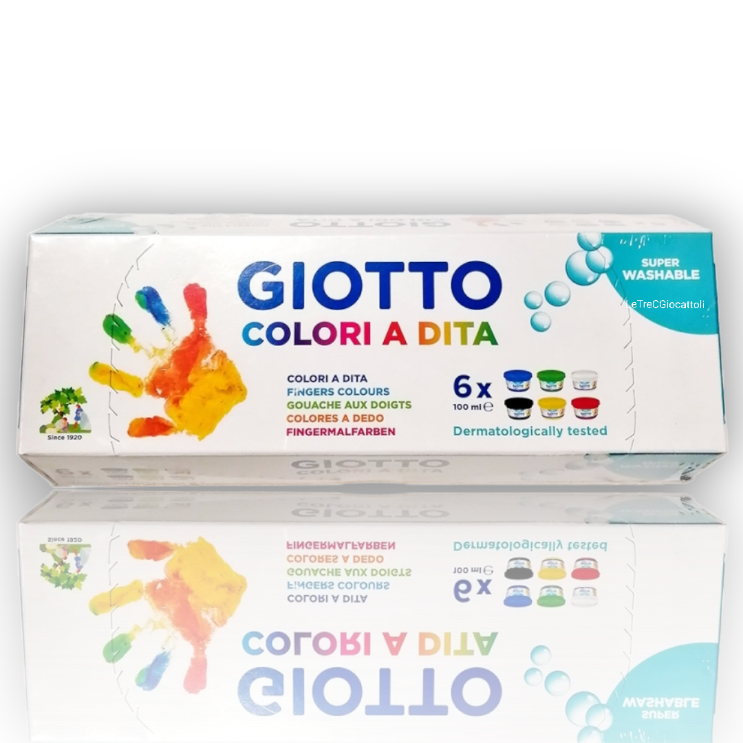 Giotto Colori a dita - Dermatologicamente testati per i bambini