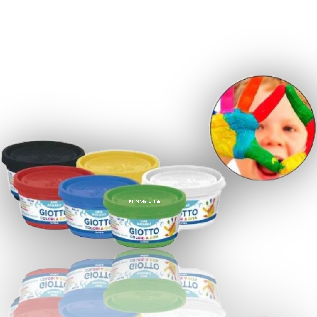 Giotto Colori a dita 6x100ml