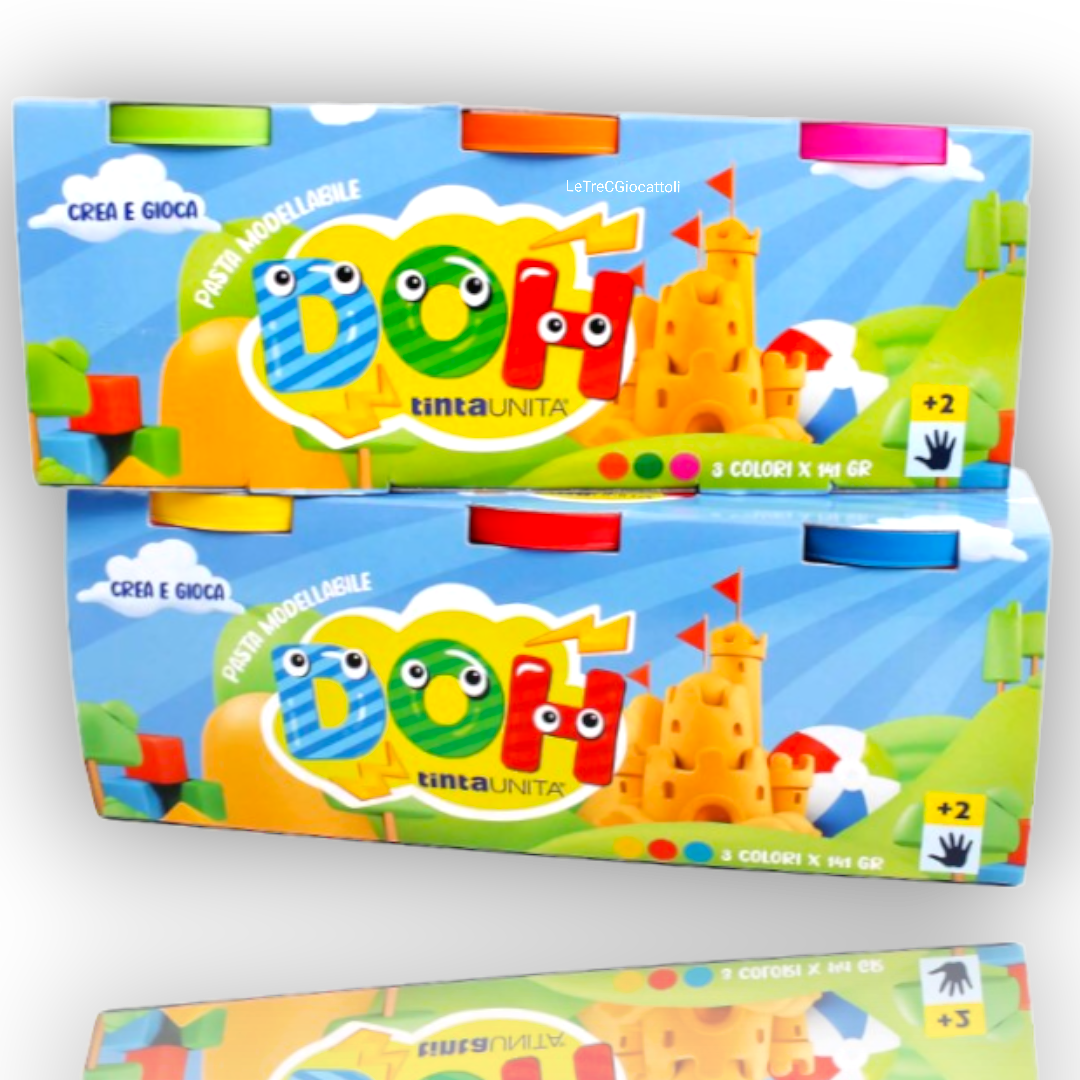 Pasta Modellabile Set 3 colori Doh