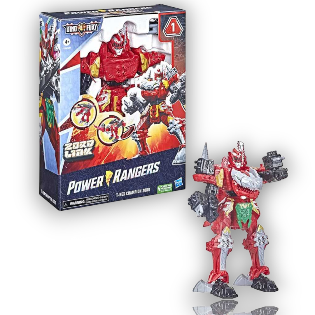 Power Rangers Dino Fury T-REX Champion Zord